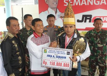 Bupati dan Forkopimda Simalungun Apresiasi Jeka Saragih Atas Prestasinya