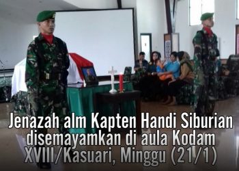 Berita Duka, Kapten Handy Ricardo Siburian Tewas Akibat Kecelakaan di Papua. Istrinya tengah mengandung anak kedua...