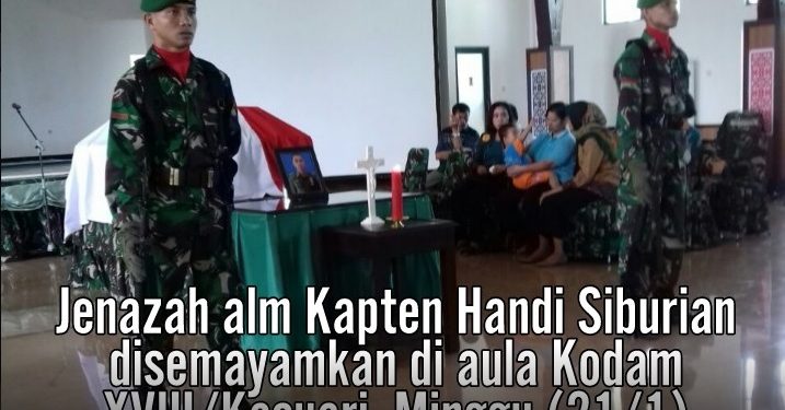 Berita Duka, Kapten Handy Ricardo Siburian Tewas Akibat Kecelakaan di Papua. Istrinya tengah mengandung anak kedua... Berita Duka, Kapten Handy Ricardo Siburian Tewas Akibat Kecelakaan di Papua. Istrinya tengah mengandung anak kedua...