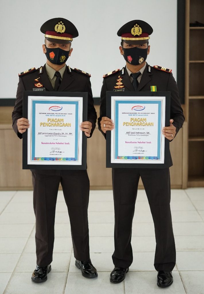 Prestasi AKP Jericho Chandra, Dapat Penghargaan dari Kak Seto Atas Penanganan Kasus Anak