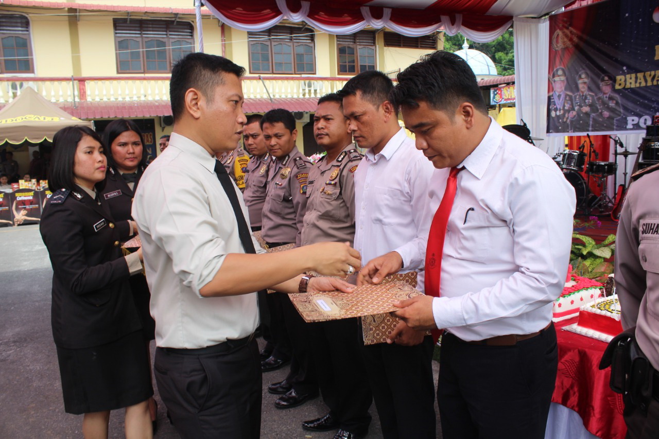 Meriahnya Puncak HUT ke-73 Bhayangkara di Polres Siantar