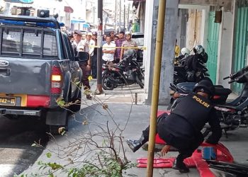 Sehari Jelang Pelantikan Presiden, Diduga Bahan Peledak Ditemukan di Jalan Cipto