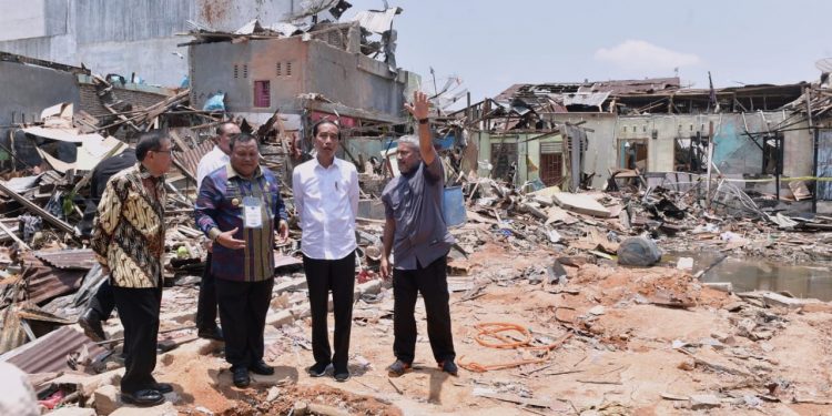 Presiden Jokowi Bantu Perbaikan Rumah Warga Terdampak Bom Sibolga