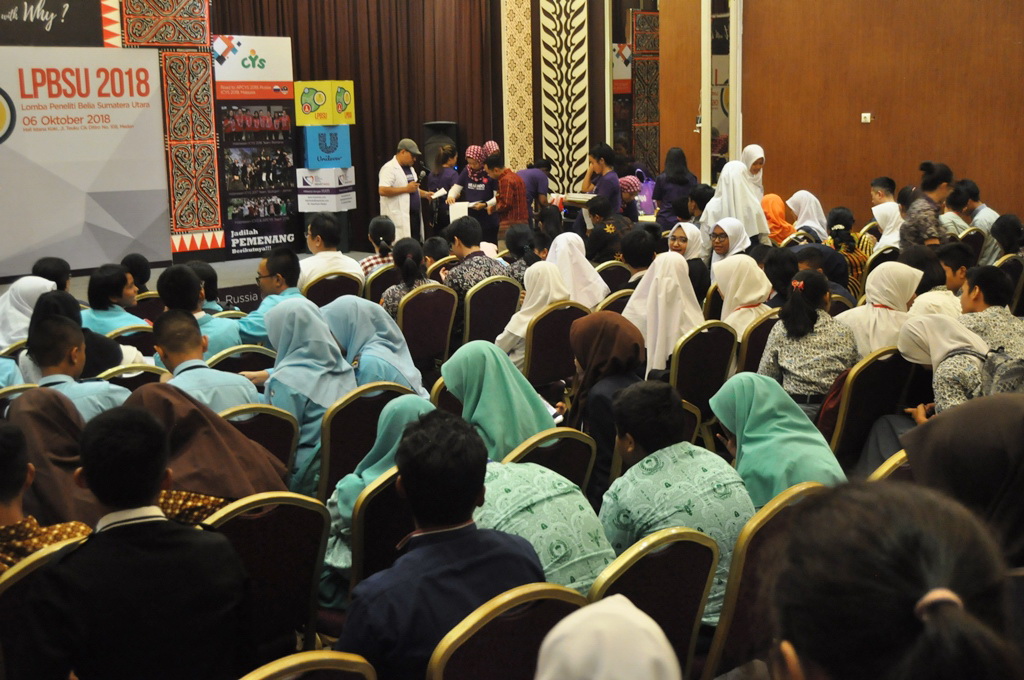 SMAN 1 Matauli dan SMP AL Muslimin Pandan Menang Lomba Peneliti Belia Sumut 2018