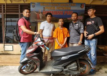Justin Samosir Ditangkap Curi Sepedamotor 