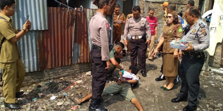 Polsek Medan Area Grebek Kampung Narkoba