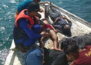 Kapal Pengangkut Pemudik Tenggelam di Selat Makassar