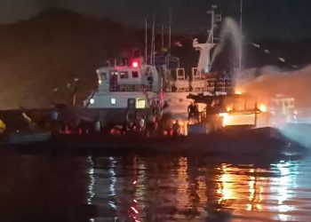 Siap Berangkat Melaut, KM Doa Poma Terbakar di Tangkahan Hj. Masliha Sibolga
