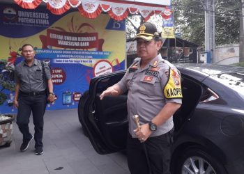 Kapolres Belawan Ajak Mahasiswa Ikut Sukseskan Pileg dan Pilpres 2019 Damai