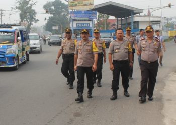 Weekend, Kapolres Siantar Cek Situasi Arus Lalu Lintas