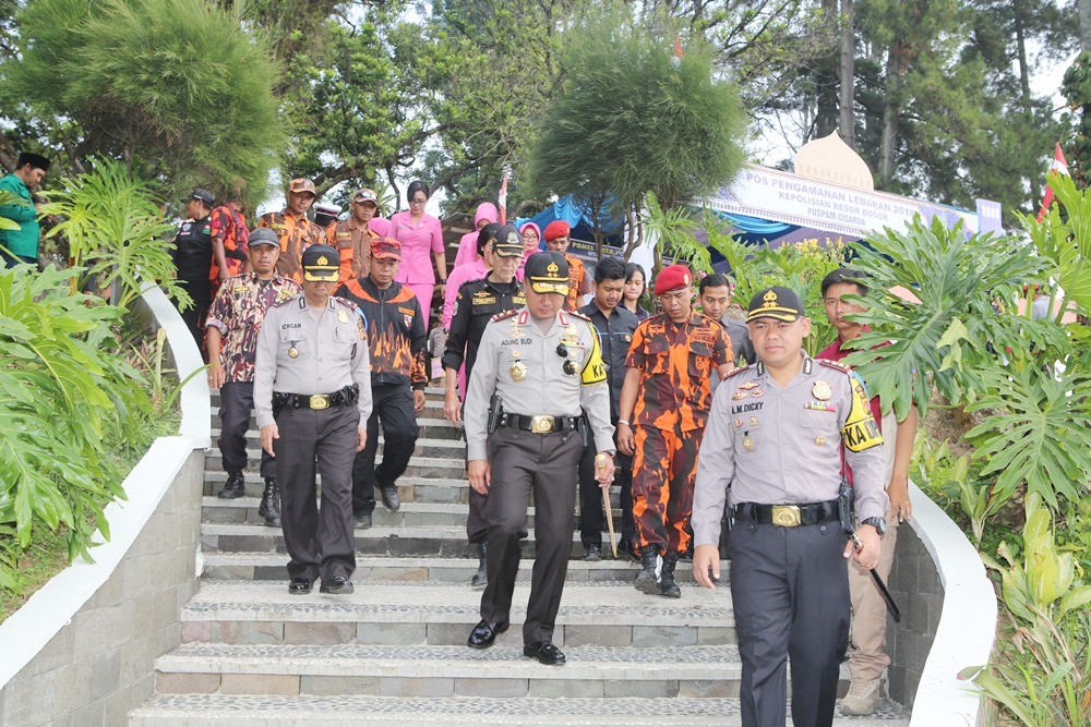 16200 Personil Diturunkan, Kapolda Cek Kesiapan Pospam Lebaran 2018 di Bogor