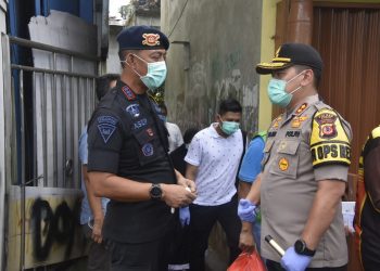 Kapolres Bogor bersama Kasat Brimob Polda Jabar Dampingi Revitest ODP Covid-19