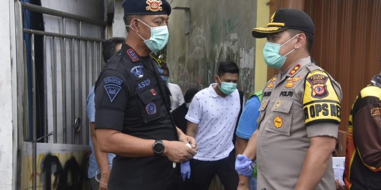 Kapolres Bogor bersama Kasat Brimob Polda Jabar Dampingi Revitest ODP Covid-19
