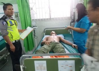 Karyawan STTC Luka-luka Ditabrak Sinar Beringin