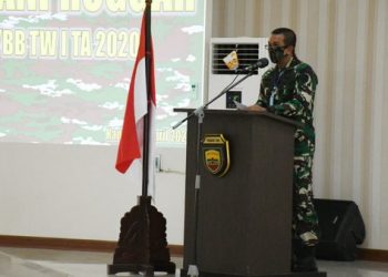 Kasdam I/BB Buka Rapat Panitia Program Kerja dan Anggaran Kodam I/Bukit Barisan Triwulan I Tahun 2020