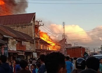 Musibah Kebakaran di Pemukiman Padat Penduduk Dolok Sanggul