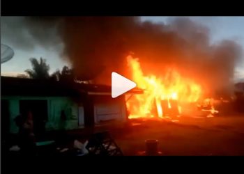 Ini Video Kebakaran di Kecamatan Dolok Pardamean