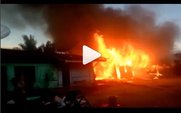 Ini Video Kebakaran di Kecamatan Dolok Pardamean