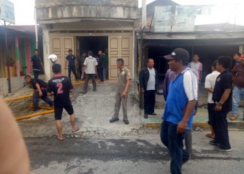 Selang Gas Bocor Saat Masak Kue Tahun Baru, Rumah Imanuel Siburian Dilalap Api di Sidikalang