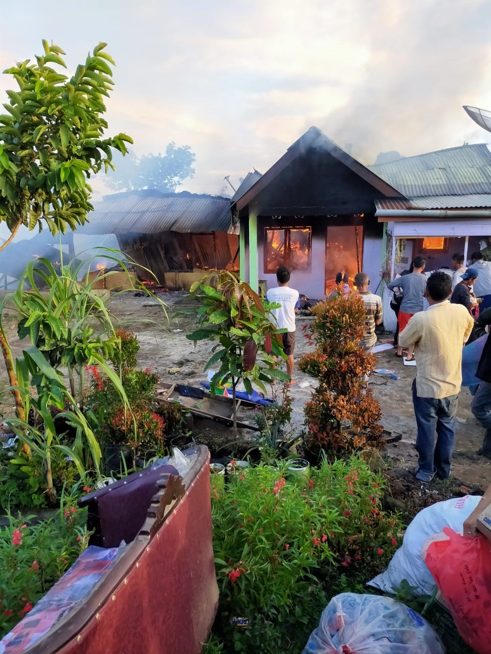 Berawal dari Rumah Kartolo Purba, 8 Unit Rumah Dilalap Api di Simalungun