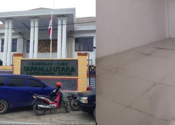 Baru Enam Bulan Setelah Diresmikan, Bangunan Kejari Taput Sudah Rusak