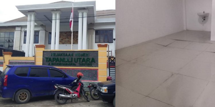 Baru Enam Bulan Setelah Diresmikan, Bangunan Kejari Taput Sudah Rusak Baru Enam Bulan Setelah Diresmikan, Bangunan Kejari Taput Sudah Rusak