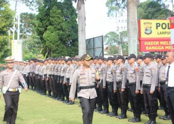 Kapolres Lampung Barat Pimpin Ops Ketupat Krakatau 2019
