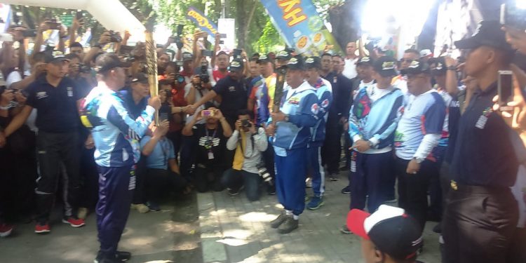 Pawai Obor Asian Para Games 2018 Melewati Sejumlah Lokasi di Medan