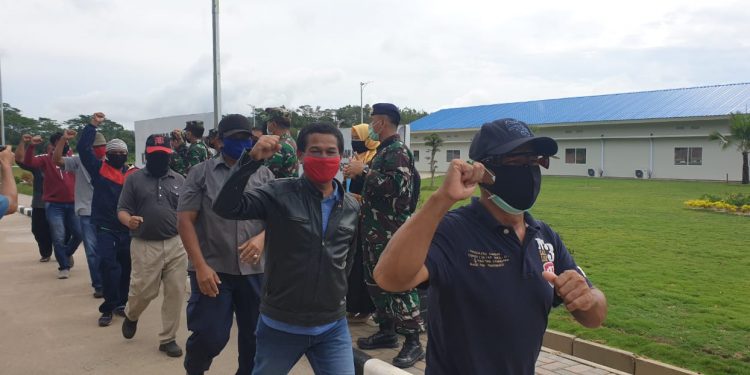 RSKI Covid-19 Pulau Galang kembali pulangkan 15 ABK KM Kelud