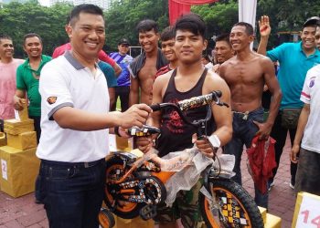 Ribuan Warga Ikut Meriahkan HUT Ke-74 RI di Kodim 0201/BS