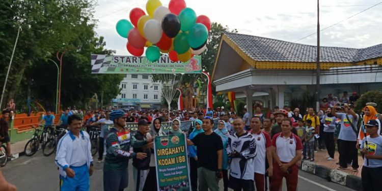 Sambut HUT Kodam ke-69, Kodim 0203/Lkt Gelar Funbike, Senam Bersama dan Donor Darah Sambut HUT Kodam ke-69, Kodim 0203/Lkt Gelar Funbike, Senam Bersama dan Donor Darah