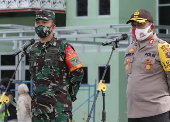 Polres Simalungun dan Kodim 0207 Simalungun Solid Apel Bersama