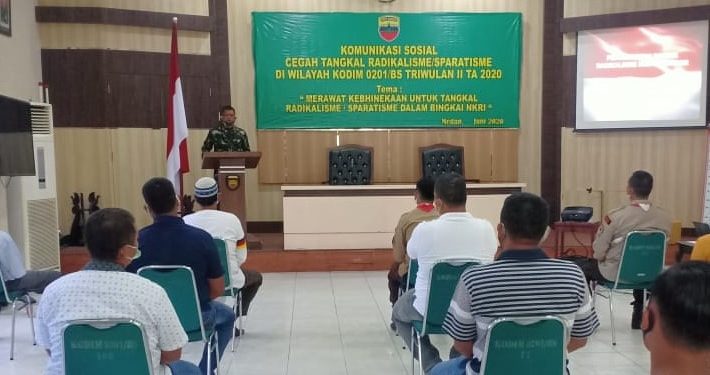 Kodim 0201/BS Medan Gelar Komsos Cegah Radikalisme dan Separatisme Kodim 0201/BS Medan Gelar Komsos Cegah Radikalisme dan Separatisme