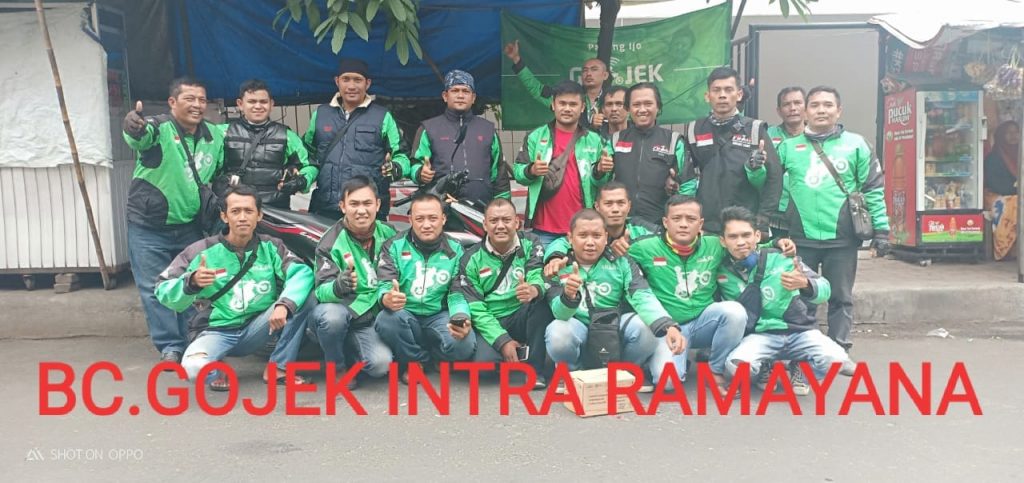 Keluarga Besar Driver Go Ride Siantar-Simalungun Peduli Musibah Kebakaran