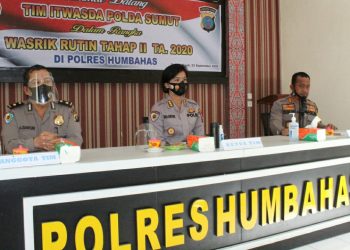 Polres Humbahas Terima Kunjungan Tim III Wasrik Itwasda Poldasu