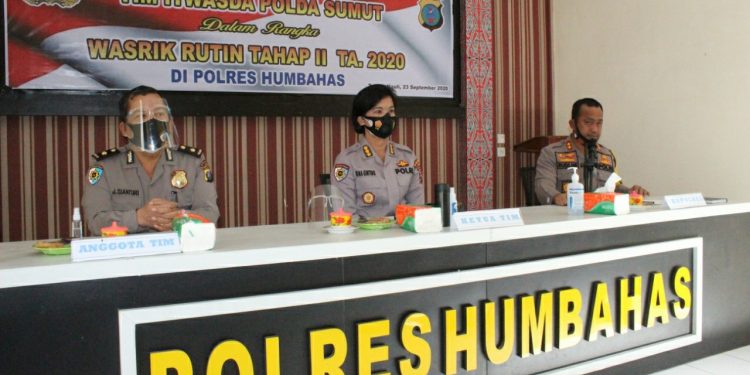 Polres Humbahas Terima Kunjungan Tim III Wasrik Itwasda Poldasu Polres Humbahas Terima Kunjungan Tim III Wasrik Itwasda Poldasu