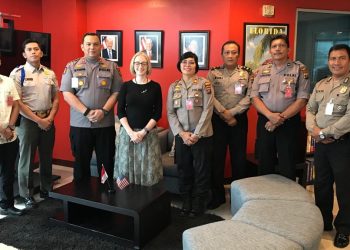 Polsek Medan Baru Kunjungi Konjen Amerika Serikat
