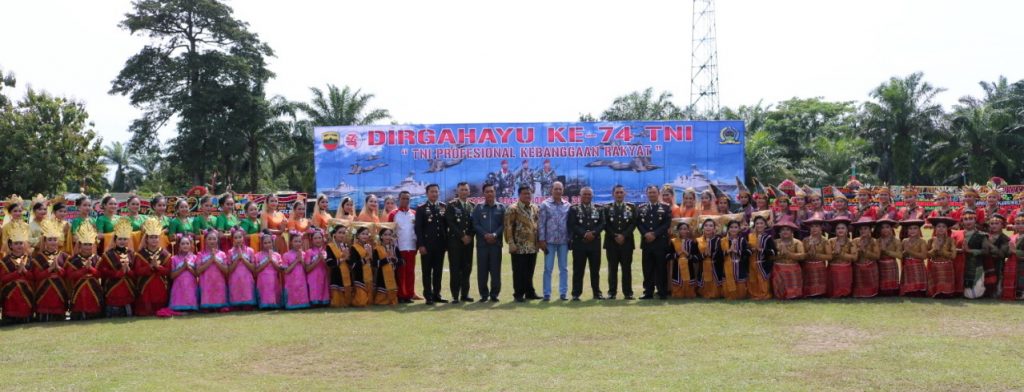 Danrem 022/PT: HUT TNI ke-74 “TNI Profesional Kebanggaan Rakyat”