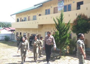Satpol PP  dan Tim Gabungan Razia Kos-kosan, 9 Orang Diamankan