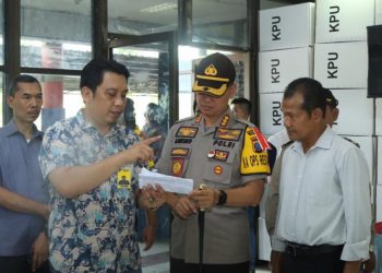 38 Personel Polrestabes Medan Amankan Sortir dan Pelipatan Surat Suara di eks Bandara Polonia
