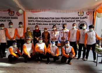 Jelang Pilkada 2020, KPU Siantar Gelar Simulasi Pemungutan dan Rekapitulasi Perolehan Suara
