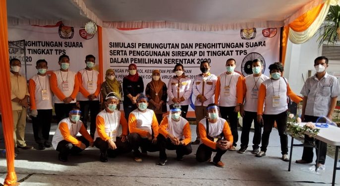 Jelang Pilkada 2020, KPU Siantar Gelar Simulasi Pemungutan dan Rekapitulasi Perolehan Suara