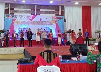KPU Tapanuli Utara Gelar Lomba Tortor Bagi Pemilih Pemula