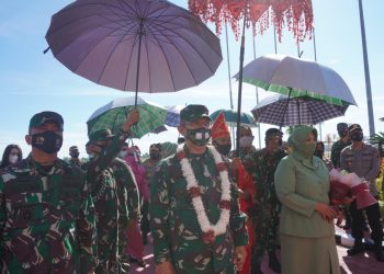 Danrem 032/WBR Brigjen TNI Arief Gajah Mada Sambut Kedatangan Pangdam I/BB di Padang Pariaman