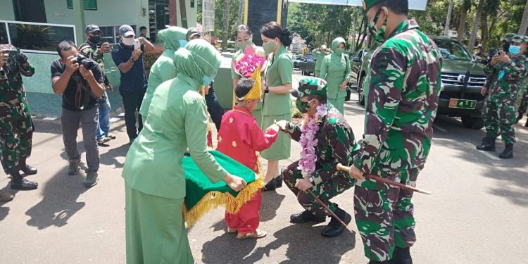 Danrem 032/ Wirabraja Ingatkan Kodim 0307/ Tanah Datar Aktif Cegah Covid-19