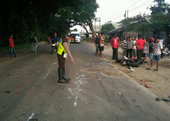 Satu orang Tewas dan Dua Luka Berat dalam Kecelakaan di Jalan Lintas Perdagangan Limapuluh
