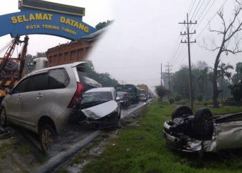 Kendarai Mobil Fortuner, Dokter Chatarina Dewi Sinaga Tabrakan dengan Avanza di Jalinsum Medan-Siantar