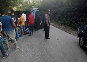 Mobil Rombongan Keluarga Terbalik, Hambali Nasution Tewas
