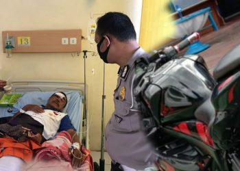 Ditabrak Suzuki GSX, Abdul Marpaung Terpaksa Dilarikan RS Dr. FL Tobing Sibolga