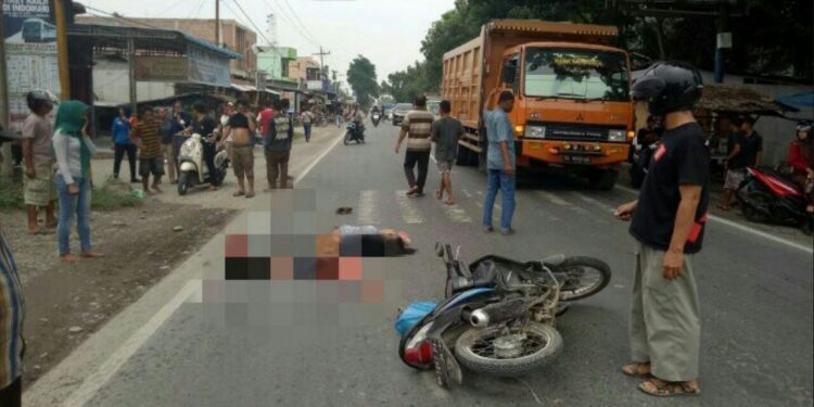 Tragis!! Ibu dan Anak Tewas Dilindas Truk Tangki